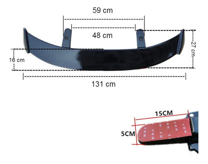 Aleron Cola De Pato Hatchback Universal Spoiler Sport