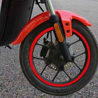 Tira Reflejante Cinta Pegatina Auto Moto Rin 15-18 Pulgadas
