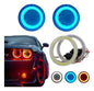 Aro Led Doble Anillo Ojo Angel Brillante Decorativo 80mm