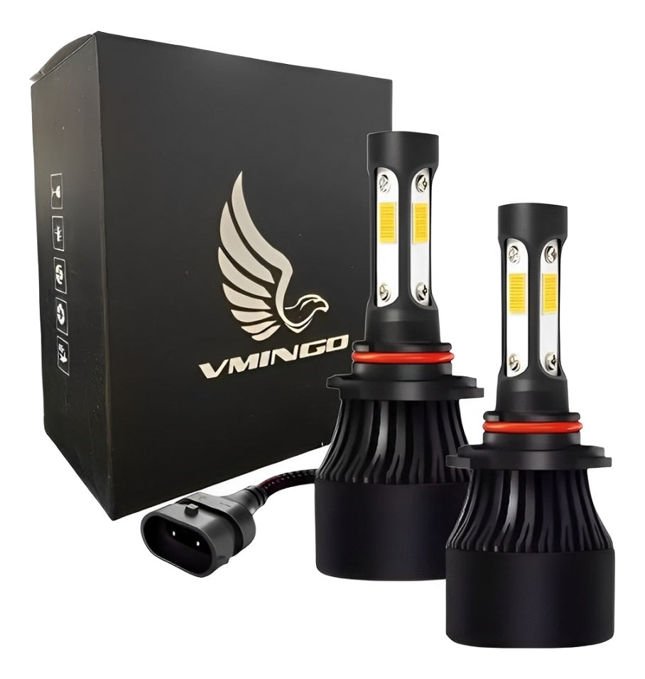 Kit Faros Led Delanteros 4 Lados 9005 H7 9006 H11 Luz Baja