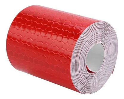 Sticker 5cmx3m Reflejante Seguridad Protector Auto Moto Bici