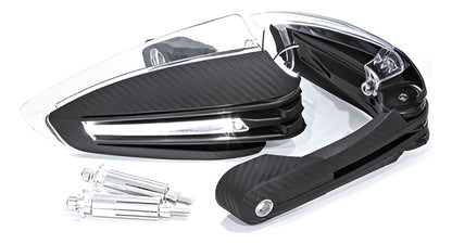 Cubre Puño Moto Universal Handguard Luz Led Protector Manos