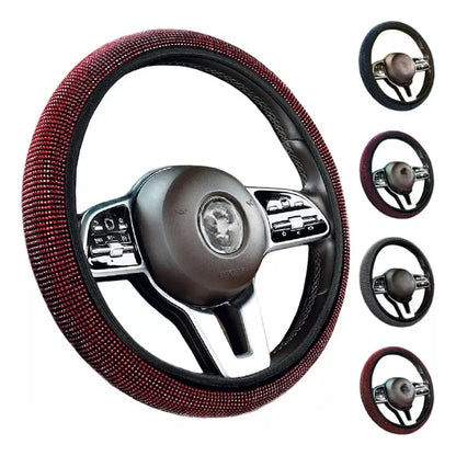 Protector Funda Cubre Volante Brillante Diamante Auto Moda