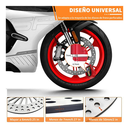 Alarma Candado Moto Impermeable Freno Disco Bloqueo Seguro