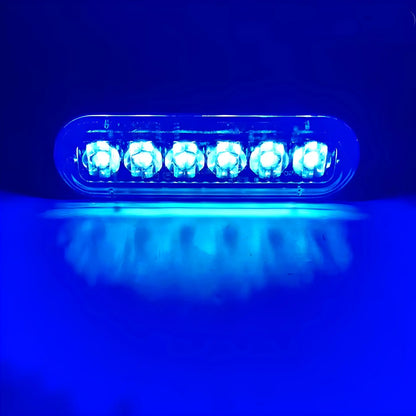 Par Faro Led Patrulla Barra Lateral Estrobo Moto Auto