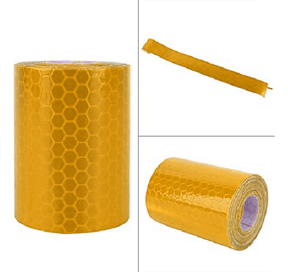 Sticker 5cmx3m Reflejante Seguridad Protector Auto Moto Bici