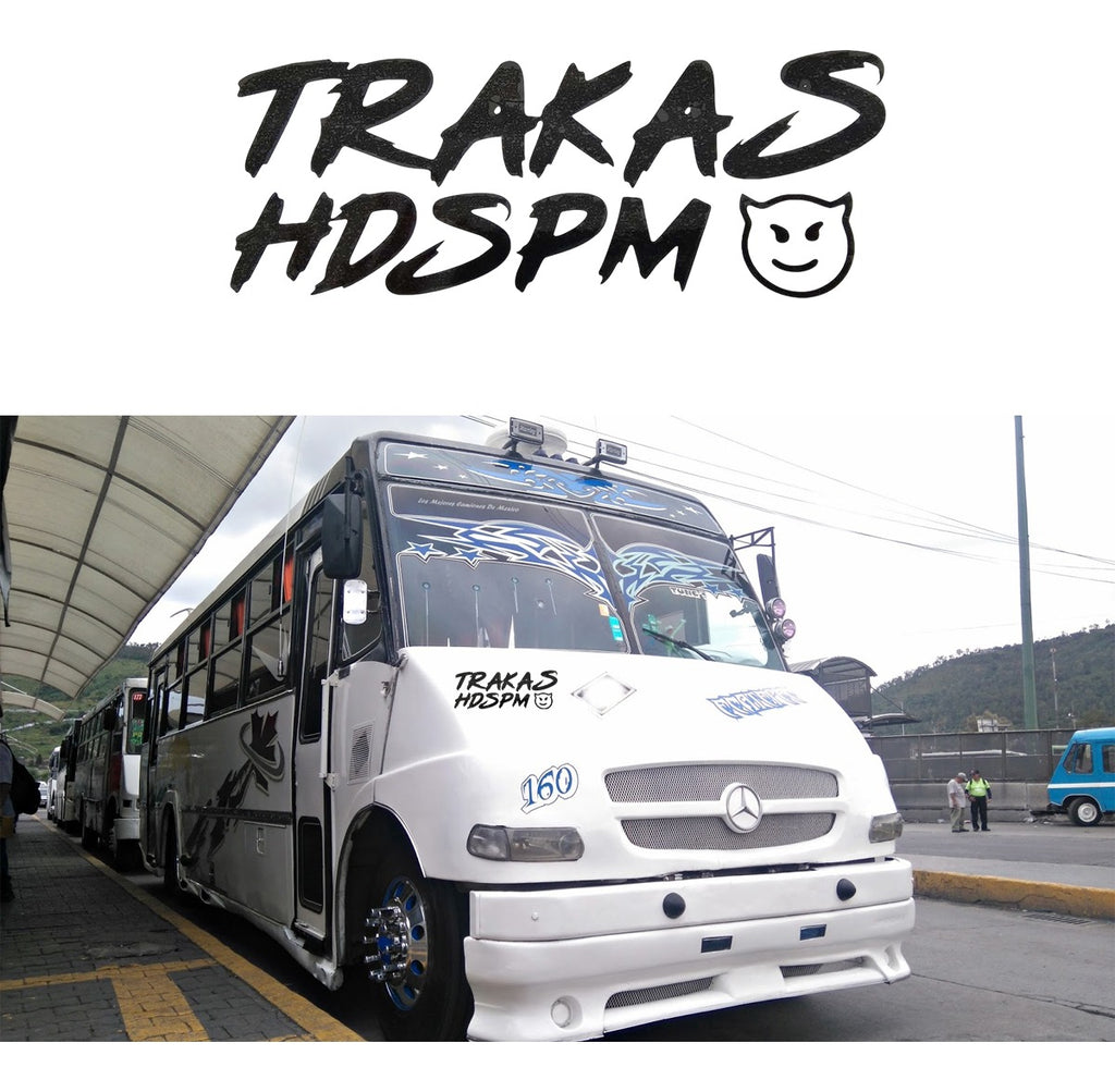 Calcomanía Trakas Hdspm Sticker Universal Decorativo Auto