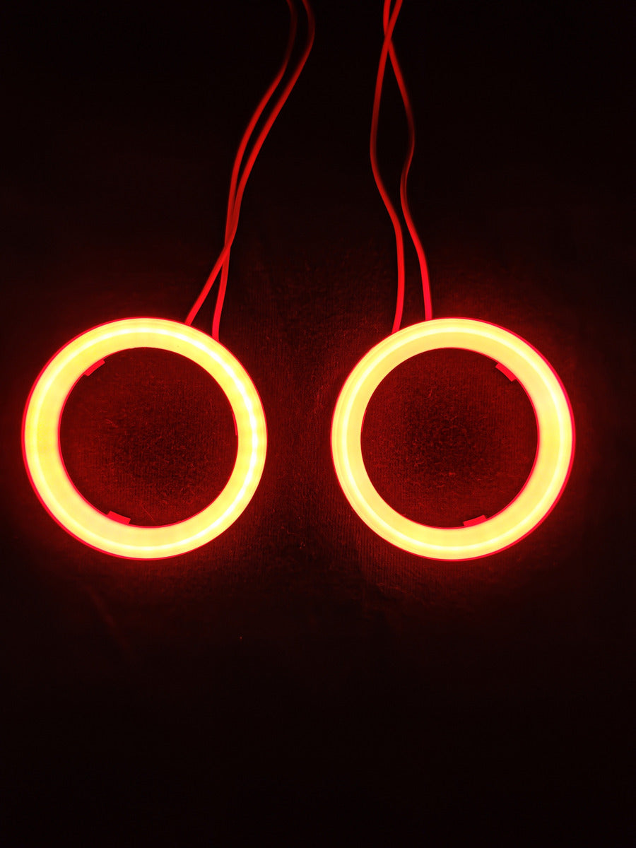 Aro Led Doble Eyes Anillo Auto Moto Faro 60mm Brillante Par