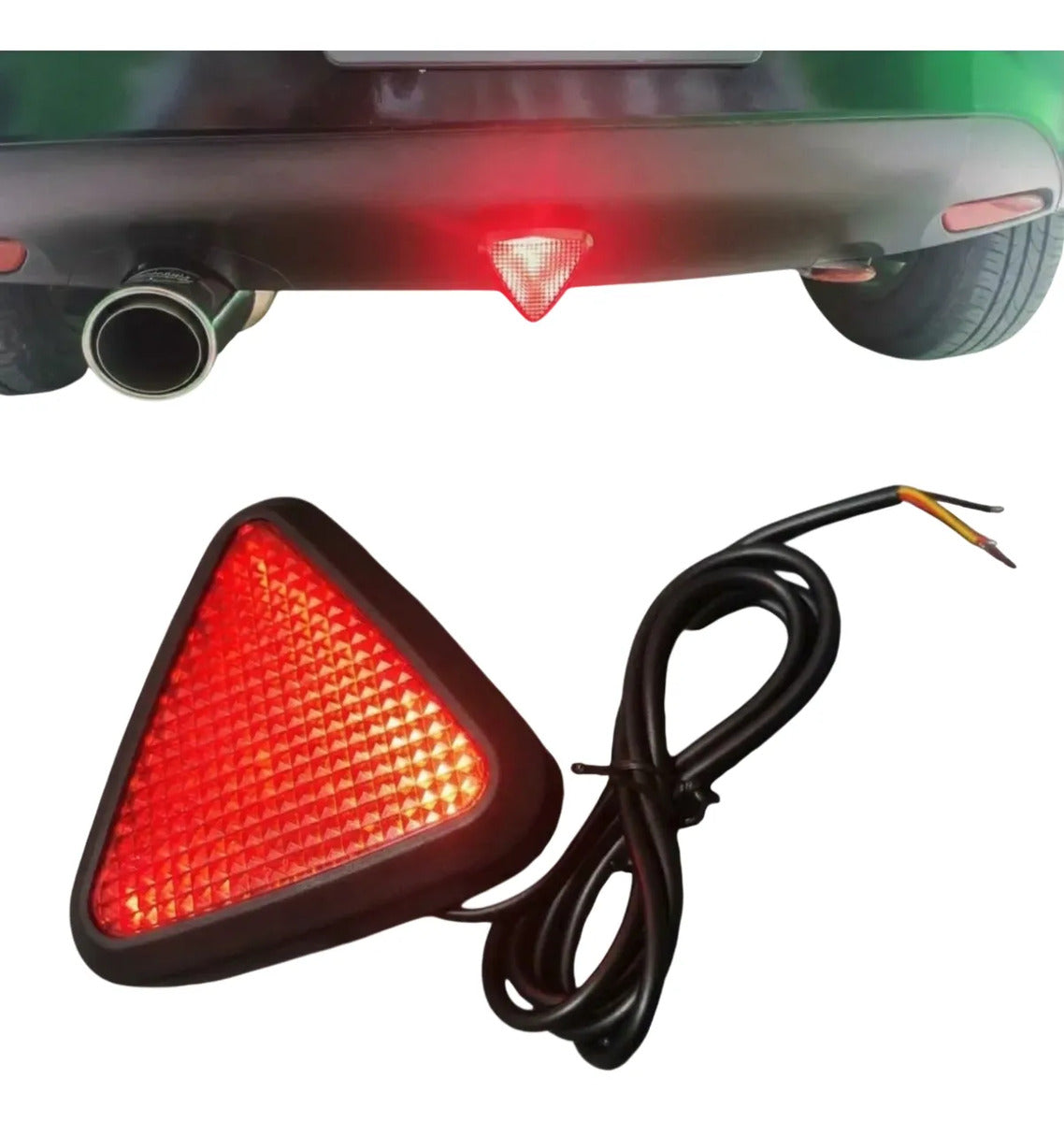 Luz Stop Led Triangulo Trasera Auto Calavera Freno Universal Auxiliar
