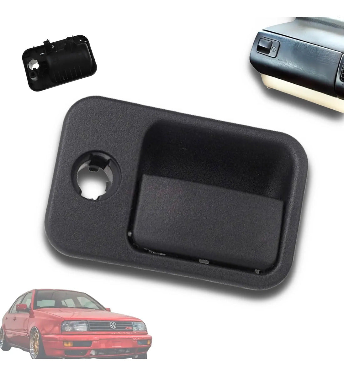 Chapa Manija Corta Guantera Vw Mk3 Golf Jetta A3 1993-1999