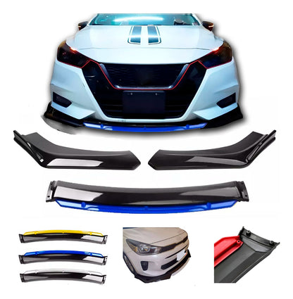 Lip Splitter Delantero Filo Color Facia Auto Deportivo Frontal 4pz