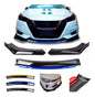 Lip Splitter Delantero Filo Color Facia Auto Deportivo Frontal 4pz