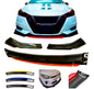 Lip Splitter Delantero Filo Color Facia Auto Deportivo Frontal 4pz