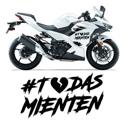 Calcomanía Todas Mienten Sticker Universal Decorativo Auto