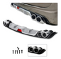 Escape Difusor Trasero Universal Spoiler Tuning Racing Sport