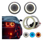 Aro Led Doble Anillo Ojo Angel Brillante Decorativo 80mm