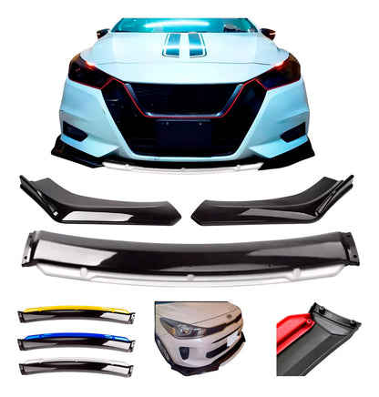 Lip Splitter Delantero Filo Color Facia Auto Deportivo Frontal 4pz