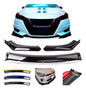 Lip Splitter Delantero Filo Color Facia Auto Deportivo Frontal 4pz