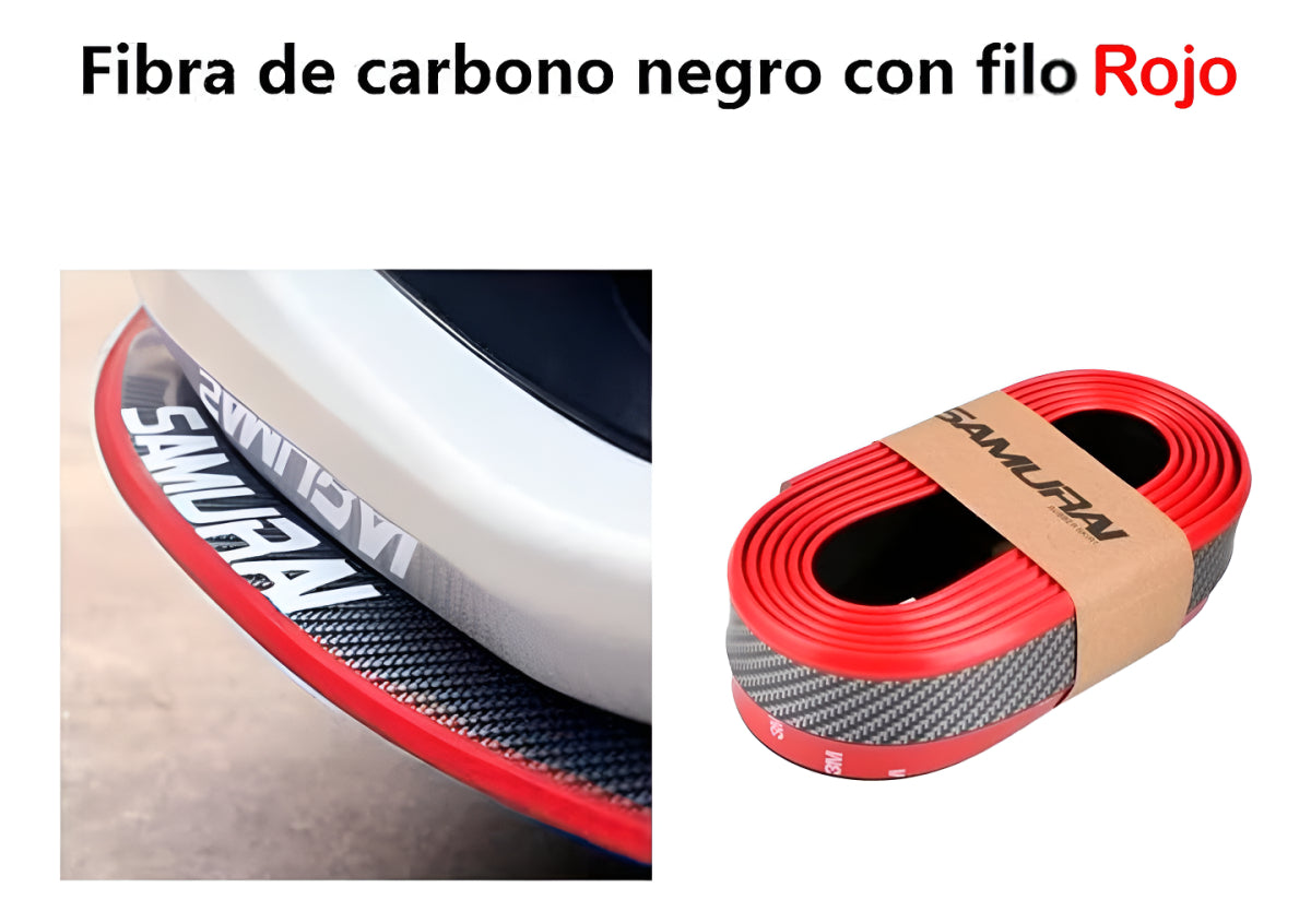 Lip Samurai Spoiler Universal Faldon Flexible Facia Estribo