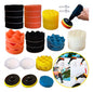 Kit Almohadillas Pulidora Esponja Pulir Encerar Borla 31 Pzs