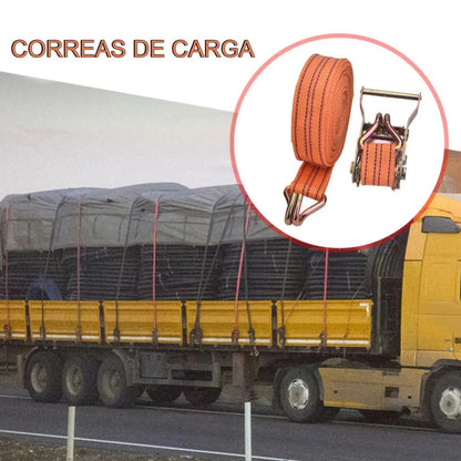 Eslinga Amarre Gancho Tensor Acero 5cm*10m Carga Fija 2500kg