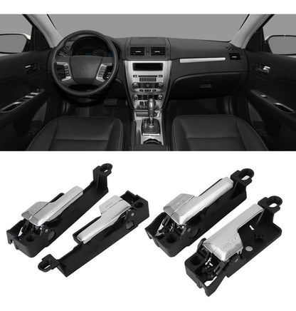 Manija Ford Fusion 2006-2012 Puerta Interior 4piezas Cromada