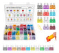 Kit 300 Piezas Fusibles Automotrices Cuchilla Con Caja Pinza