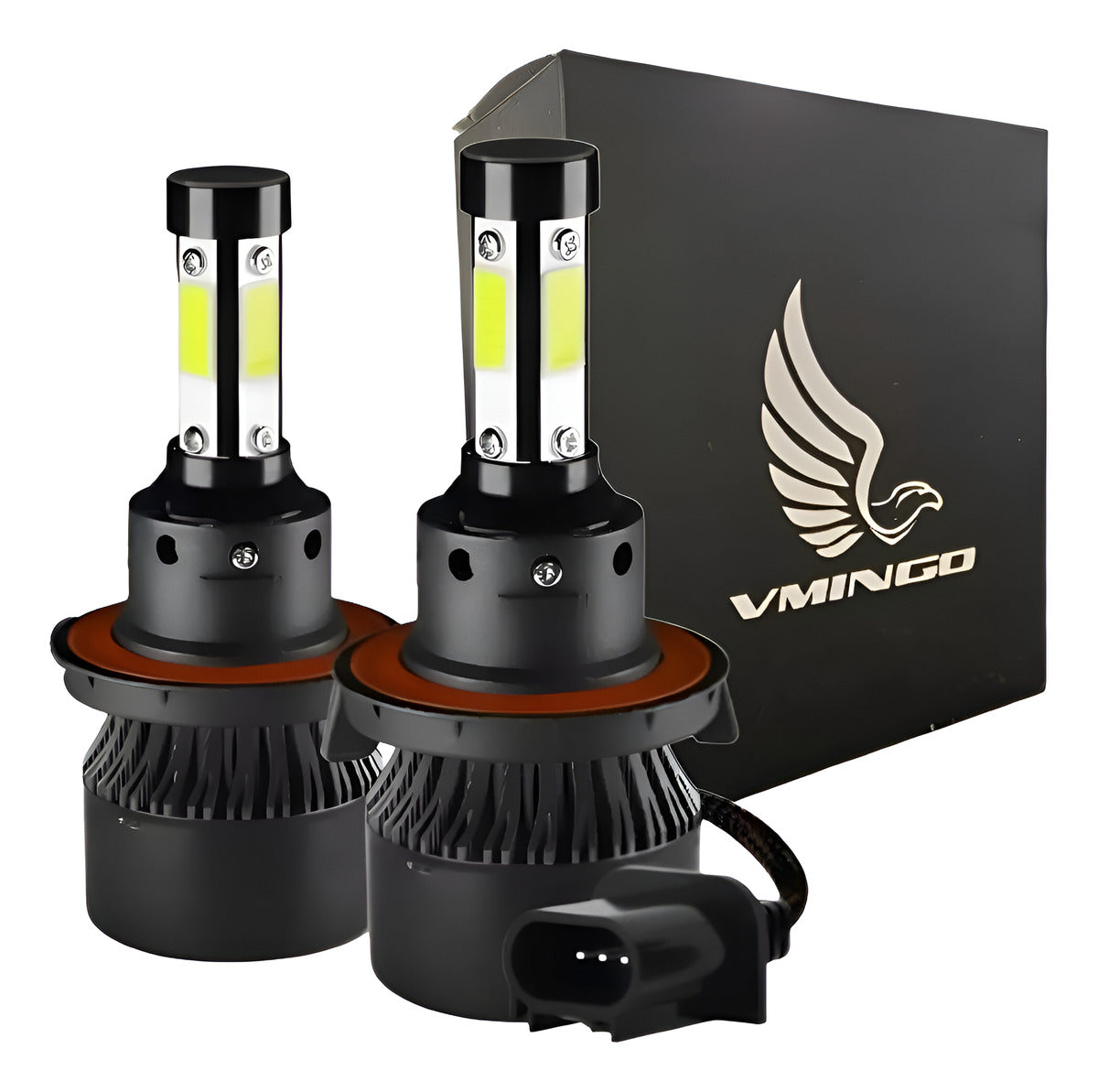 Kit Faros Delanteros Led 4 Lados Auto Moto 9007 H4 H13 9004