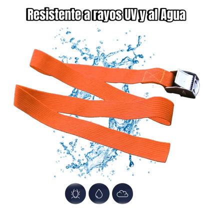 Eslinga Amarre Gancho Tensor Acero 5cm*10m Carga Fija 2500kg