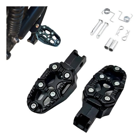 Posapies Moto Universales Estriberas 1 Par Aluminio Colores