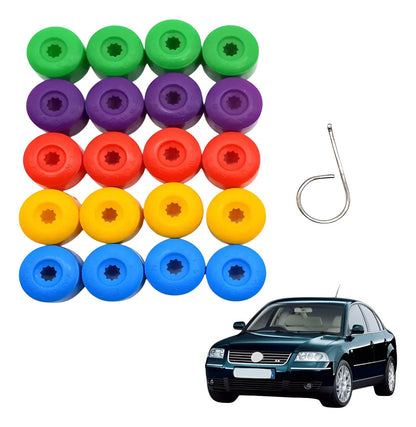Tapon Cubre Birlo Vw 17mm Decorativo Protector Gancho