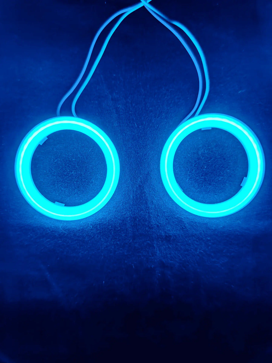 Aro Led Doble Anillo Ojo Angel Brillante Decorativo 80mm