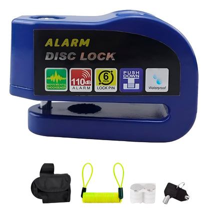 Alarma Impermeable Candado Antirrobo Moto Bici Freno Disco