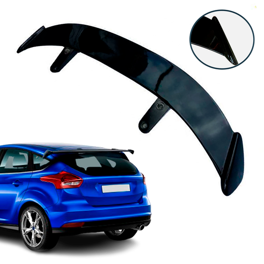Aleron Cola De Pato Hatchback Universal Spoiler Sport Negro Piano