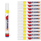 12 Piezas Plumon Pintura Marcador Llanta Letra Moto Carro
