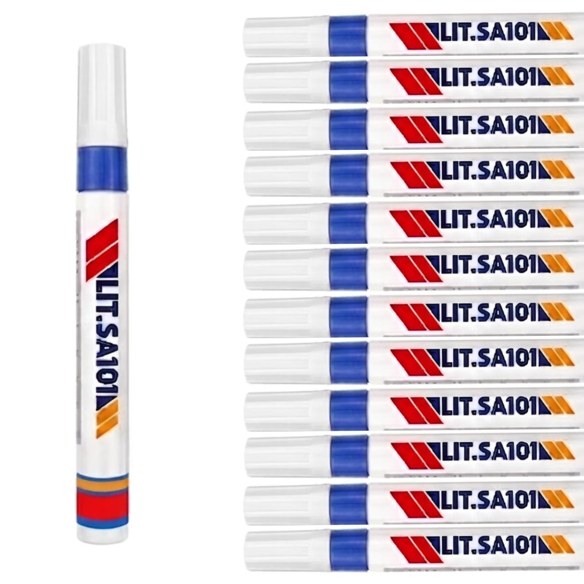 12 Piezas Plumon Pintura Marcador Llanta Letra Moto Carro