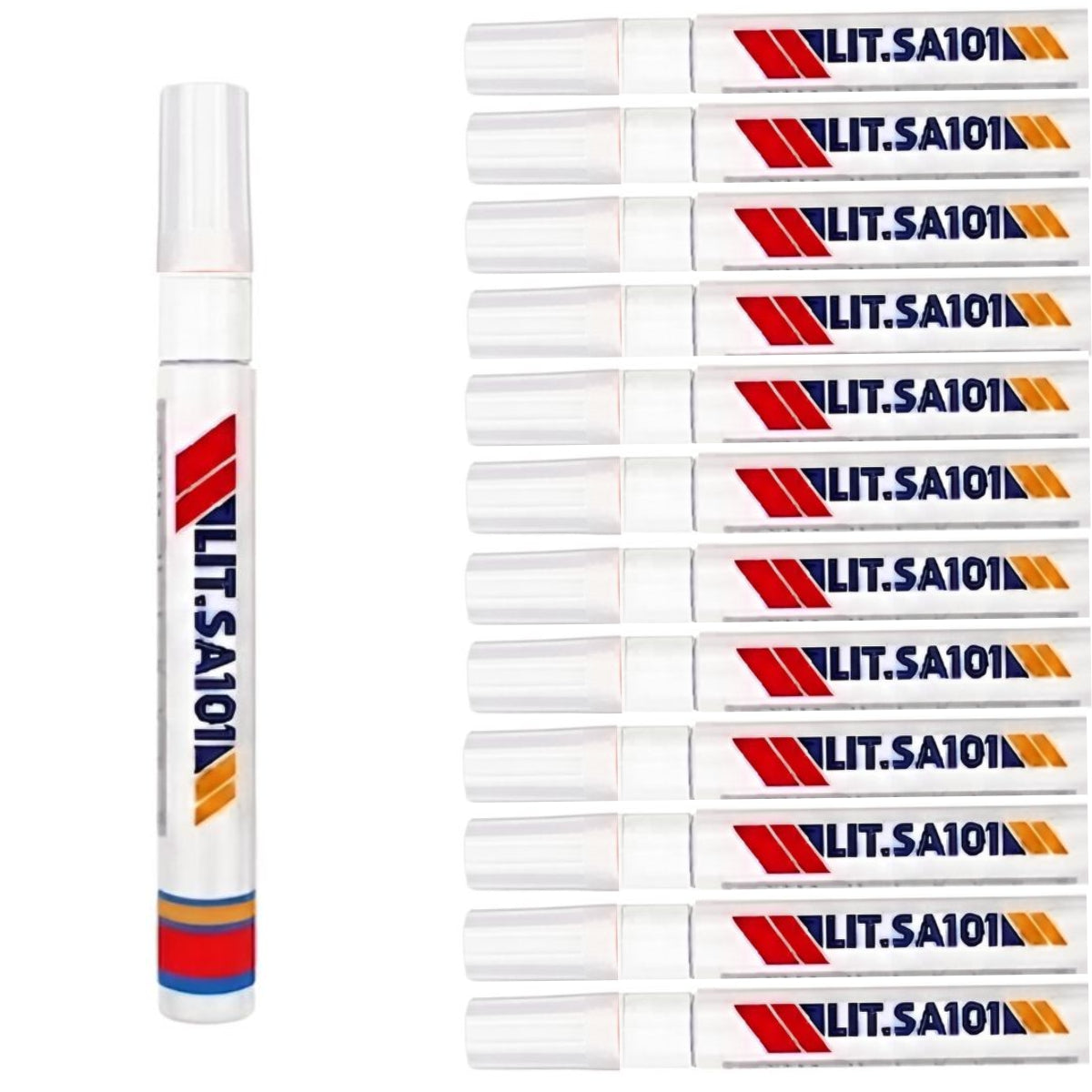 12 Piezas Plumon Pintura Marcador Llanta Letra Moto Carro