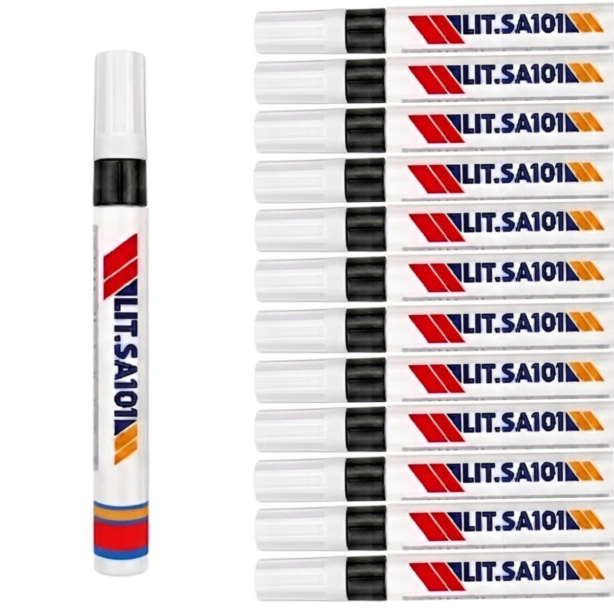 12 Piezas Plumon Pintura Marcador Llanta Letra Moto Carro