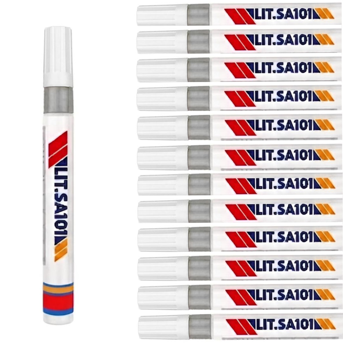 12 Piezas Plumon Pintura Marcador Llanta Letra Moto Carro