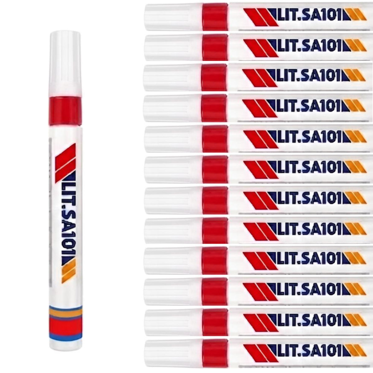 12 Piezas Plumon Pintura Marcador Llanta Letra Moto Carro
