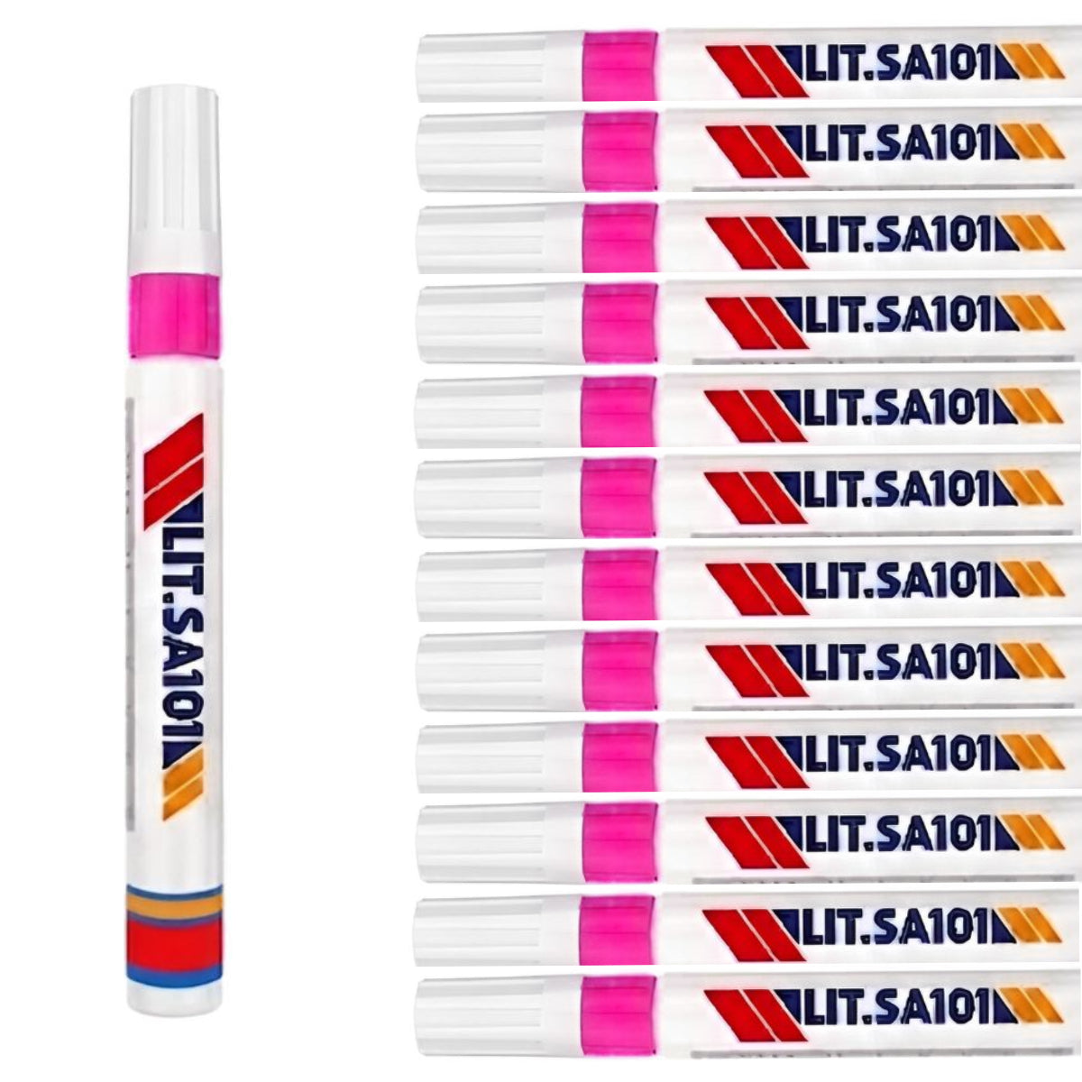12 Piezas Plumon Pintura Marcador Llanta Letra Moto Carro