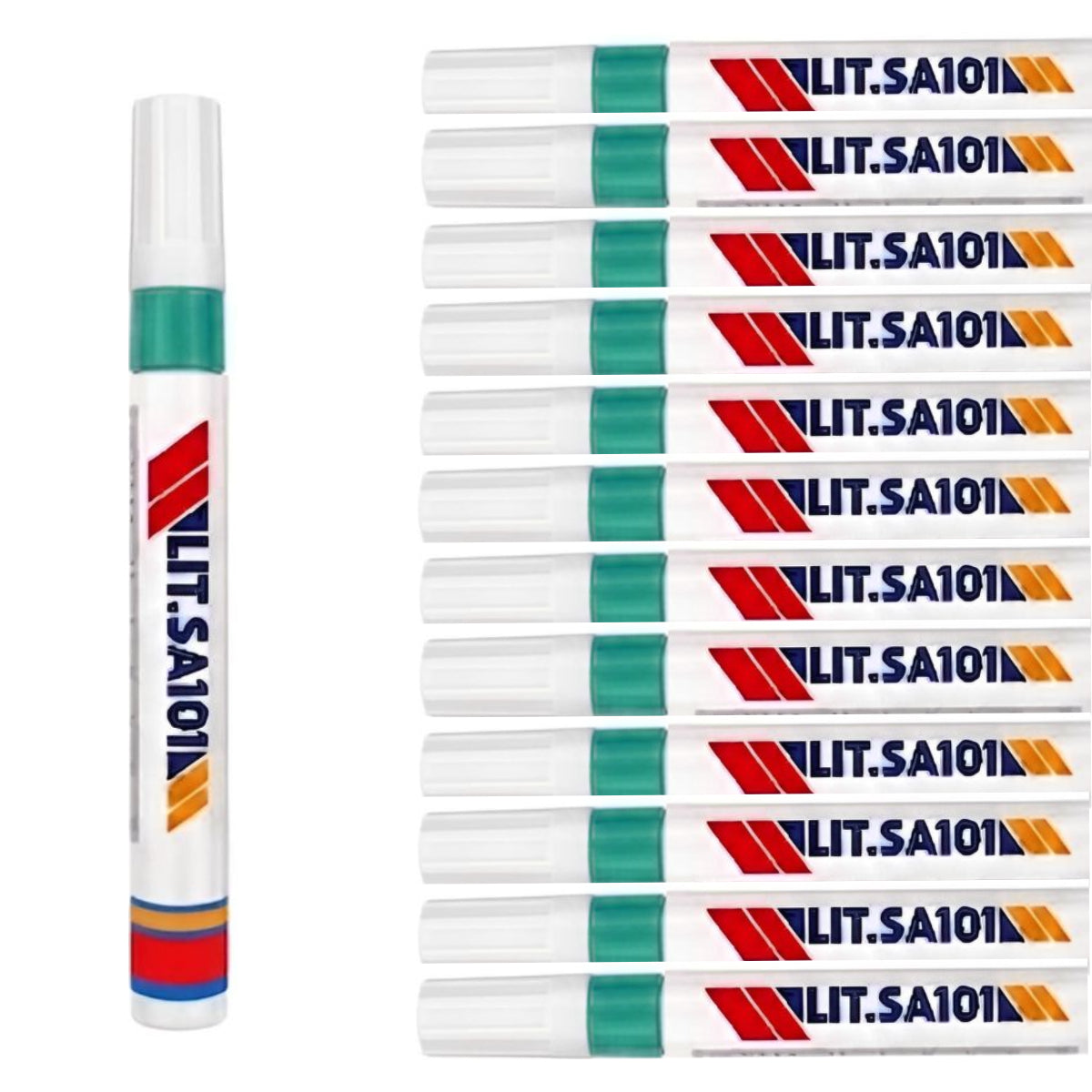 12 Piezas Plumon Pintura Marcador Llanta Letra Moto Carro
