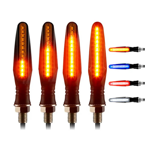 Direccionales Led Moto Secuencial Indicador Intermitente 4pz