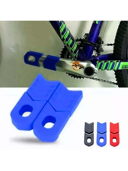 Protector Biela Bicicleta Silicon Crank Mtb Ciclismo 4 Pzas