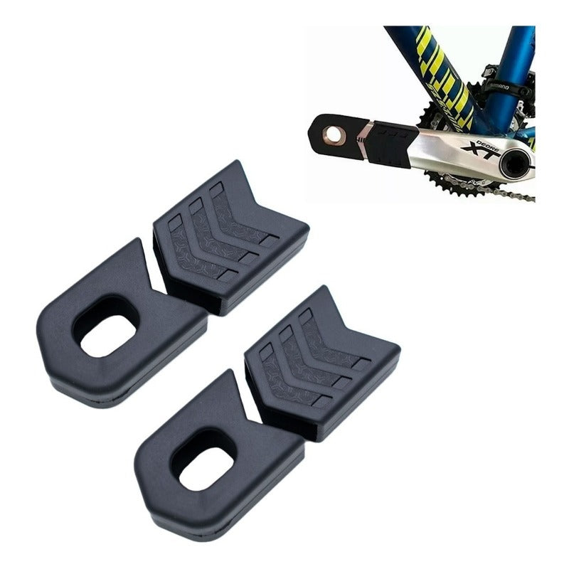 Protector Biela Bicicleta Silicon Crank Mtb Ciclismo 4 Pzas