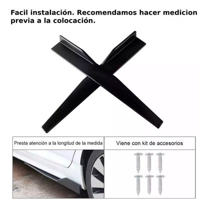 Escalon Lateral Faldon 120cm Estribo Auto Universal Kit 2pz