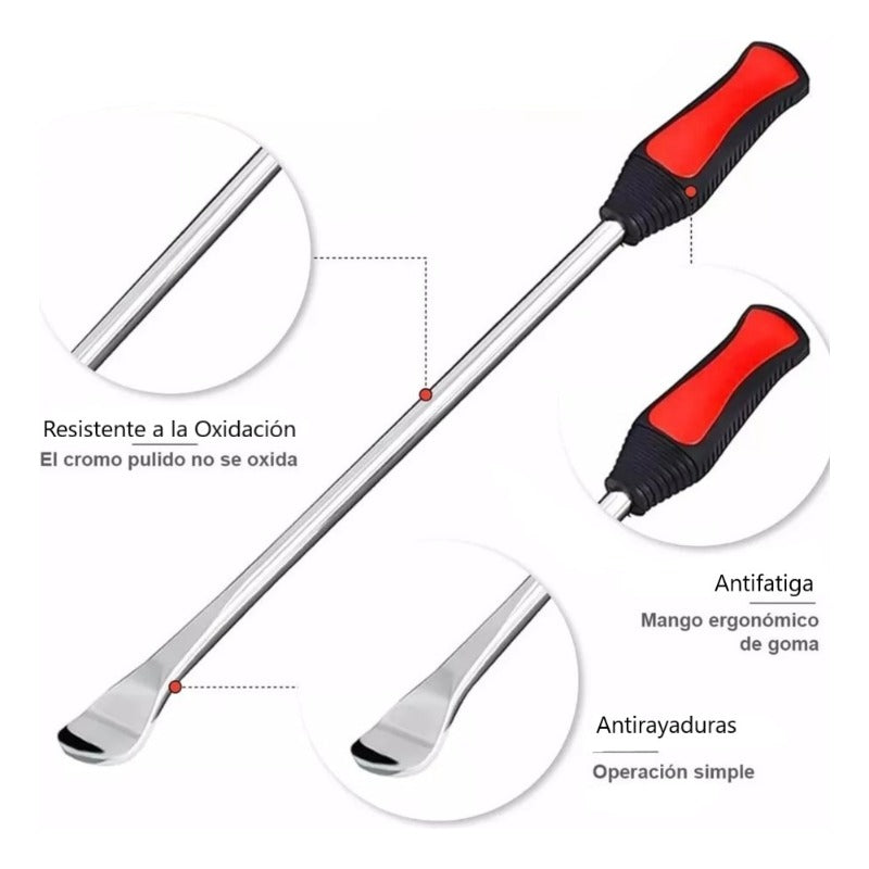 Kit Palanca Desmontar Llantas Extractor 38pz Auto Moto