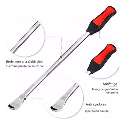 Kit Palanca Desmontar Llantas Extractor 38pz Auto Moto