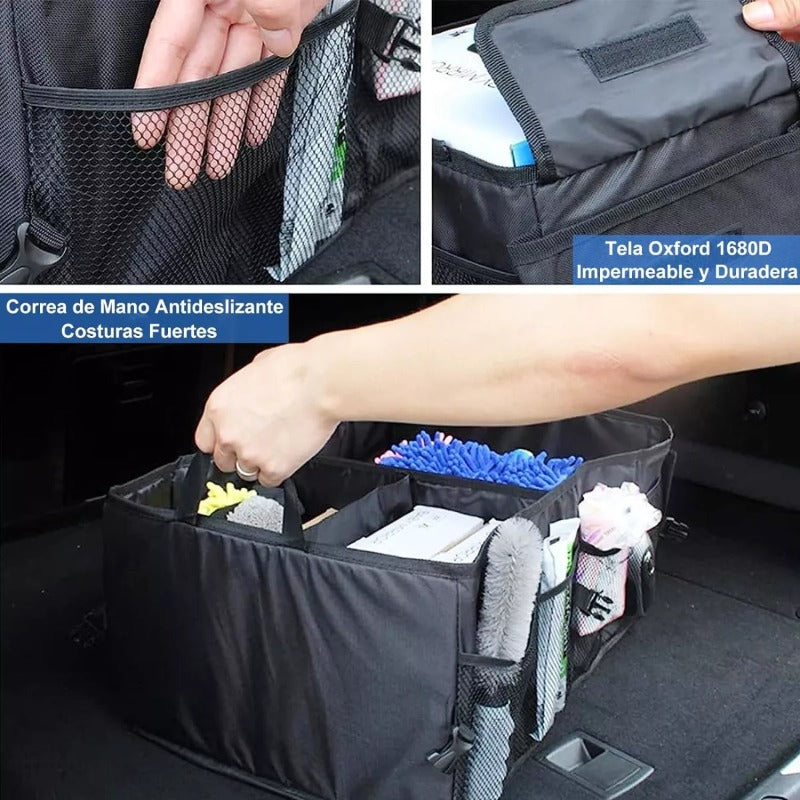 Organizador Cajuela Interior Plegable Impermeable Automovil