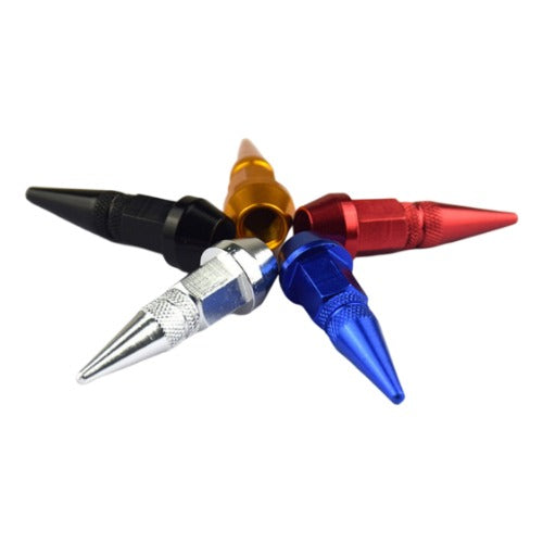 4pzs Picos Pivote Cubre Válvula Alumini 4.5cm Auto Moto Bici